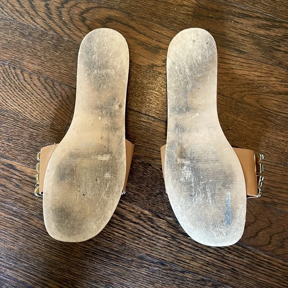 Aqua bejeweled slides - Picture 5 of 5